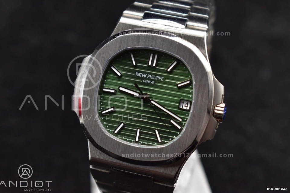 1:1 1A V Bracelet Dial SS Edition A324 Clone Super Green 3KF Textured Nautilus 426 On WaterResistant 5711 Best 1219